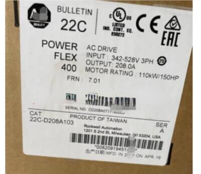 AB 22C-D208A103 NEW AB POWERFLEX 400 CATALOG 22C D208A103