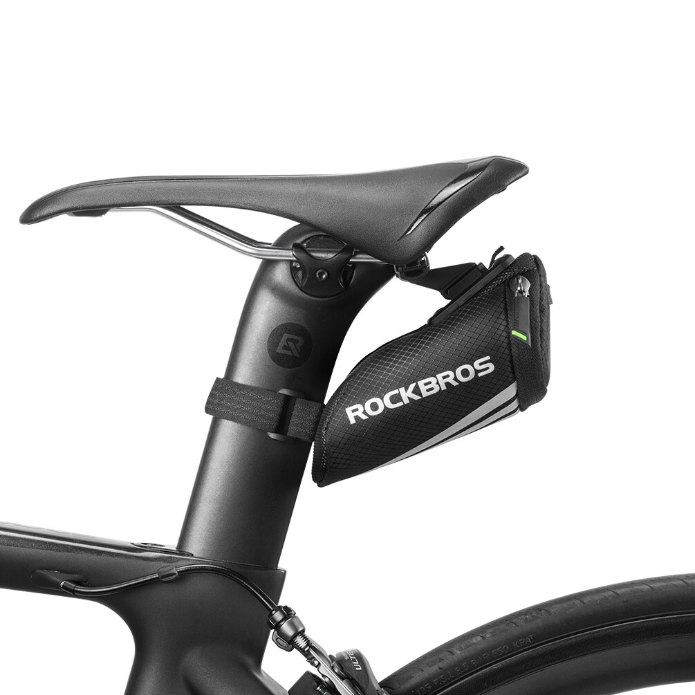 Bolsa de bicicleta ROCKBROS bolsa de sillín con soporte bolsa de herramientas mini bicicleta de carreras