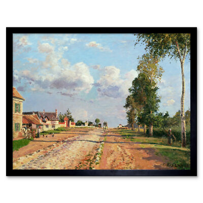 Pissarro Route De Versailles Rocquencourt Gerahmter Druck 30x40 cm