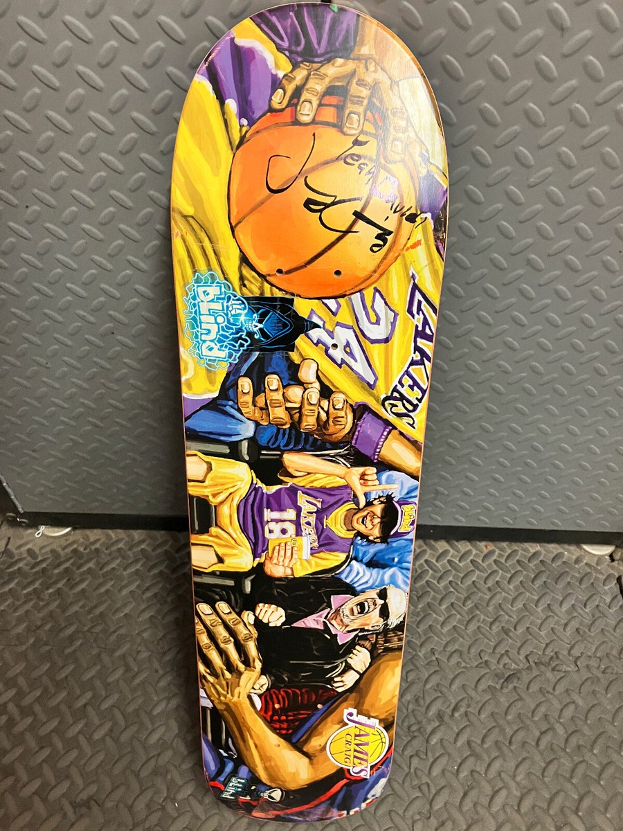 Blind Vintage James Craig LAKERS Skateboard Deck Back To Back NBA