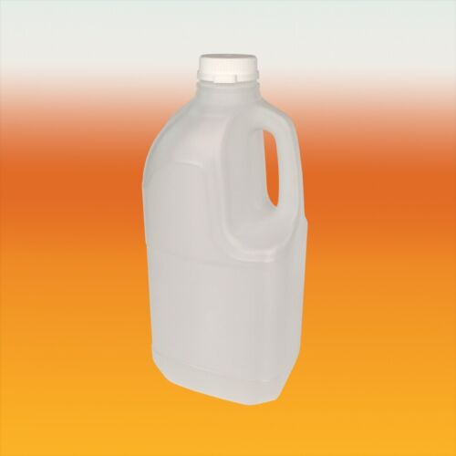 Bouteille de lait/produits laitiers en plastique - 2 litres - boîte de 15 - PEHD  - Photo 1 sur 1