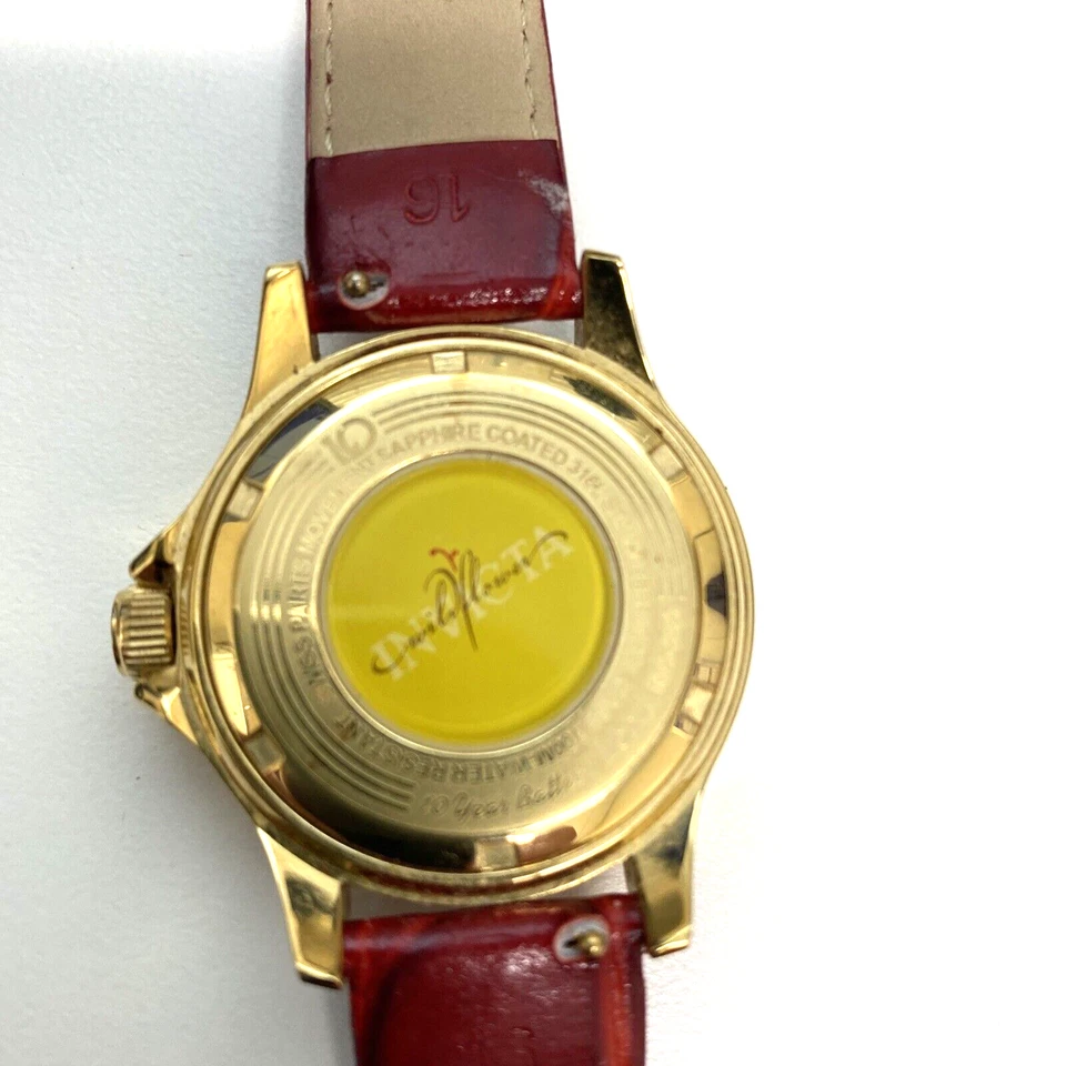 INVICTA LADYS WATCH MOTHER OF PEARL WRISTWATCH SWISS MOVT WILDFLOWER 100m RES - Image 3 of 4