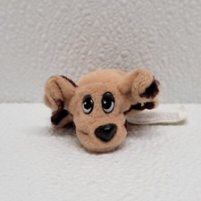 Vintage 1999 Pound Puppies Mini Baby Puppy Plush Brown Spot Miniature Dog 3  