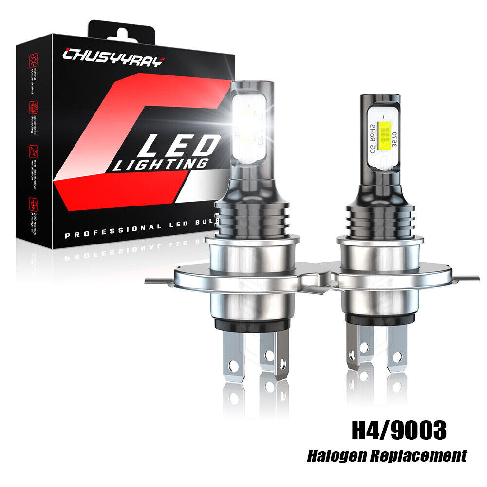 2 Super LED bulbs for Ski-Doo MXZ 800 ZX 2000 - 2004 headlights