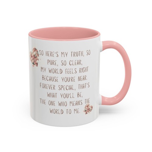 Pink Patchwork Teddy Bear Mug, Birthday Gift or thoughtful Gift 🩵 - Picture 5 of 8