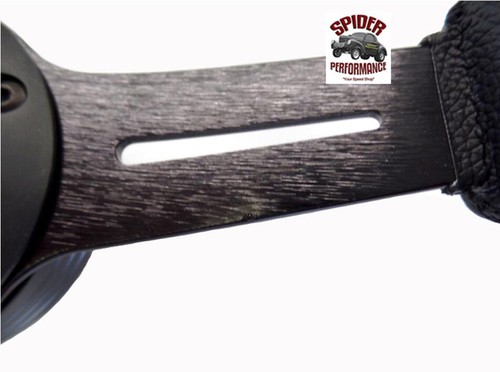 1978-1991 Bronco Ford pickup leather steering wheel BLUE OVAL 13 3/4" DRIFTER - Bild 8 von 12
