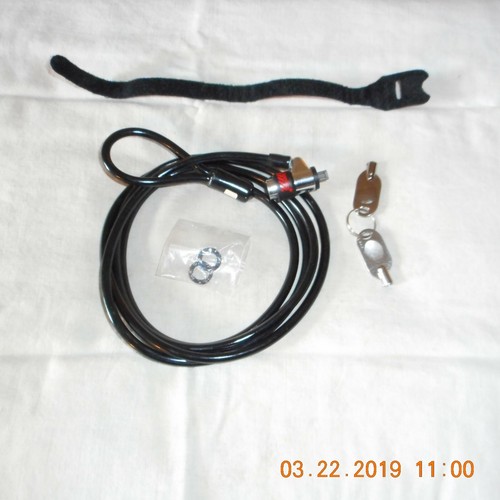 PC GUARDIAN EZOLUTION ADVANTAGE CLASIC TWO KEY SECURITY CABLE LOCK - Picture 3 of 6