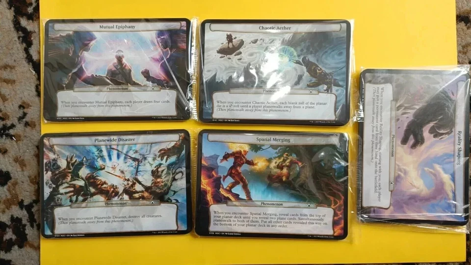 MTG March Of The Machine COMPLETE Planechase Set - SEALED PACKS & All 5 Dice L2 - Image 2 of 3