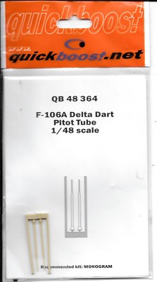 Quickboost F-106A Delta Dagger Pitot Tube in 1/48 364 ST 
