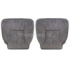 2000 2001 For Dodge Ram 1500 2500 SLT Driver & Passenger Bottom Seat Cover Gray