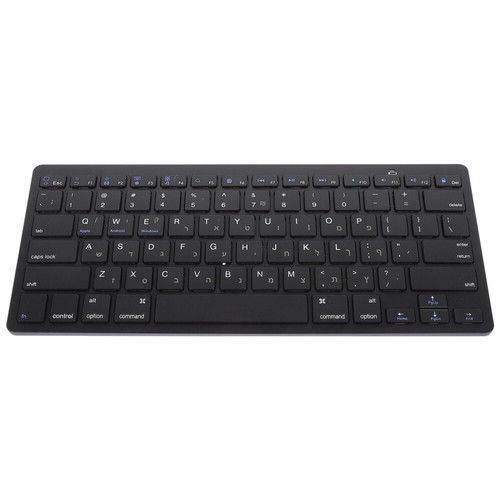 Keyboard Hebrew Computer Keyboard Computer Electronic Keyboard - Picture 5 of 12