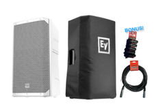 Electro-Voice EV ELX-200- 12" White Powered Speaker  Padded Cover  XLR-XLR