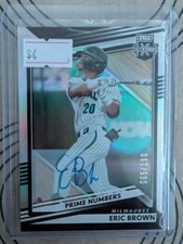 2022 Panini Elite Extra Edition - Prime Numbers A Signatures #27 Eric Brown /190