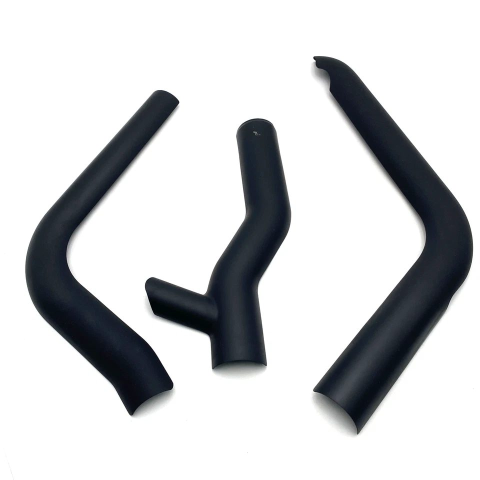 Оригинальный комплект матового плоского черного теплозащитного экрана задней выхлопной системы Harley 66897-10A 10-17 Fatboy - Изображение 3 из 4