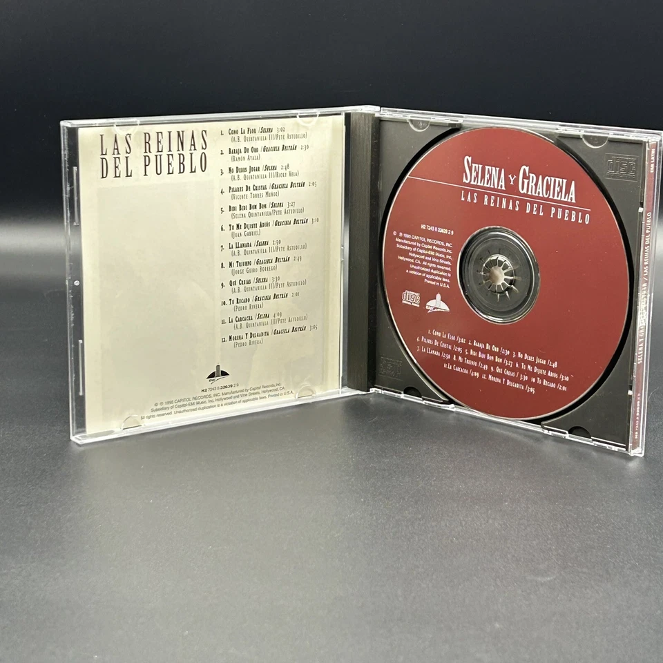 Selena Y Graciela - Las Reinas Del Pueblo (CD, 1995, Capitol) CIBVG+ Foto 3 de 4