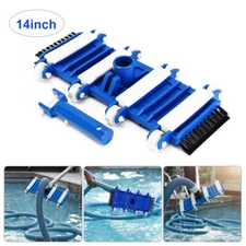 14" Flexible Pool Vacuum Head Suction Pool Cleaner for Concrete/Gunite Pools
