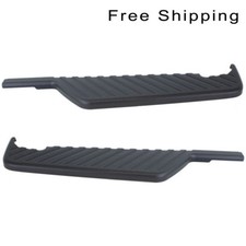 Rear Set Of 2 Lh And Rh Side Textured Black Bumper Step Pad Fits Nissan Titan