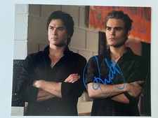 PAUL WESLEY In Person Signed Autograph 20x25cm Vampire Diaries