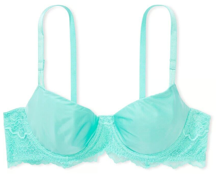 32B Aqua Marine WICKED Dream Angels UPLIFT PushUp wo pad Victorias