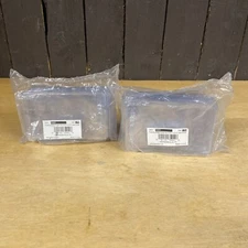 100 Ct Vertical Clear Vinyl Proximity Badge Holders Advantus 75451 2.375 X 3.375