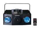 Lenco 2 in 1 Partymaschine mit Dual-Matrix-RGB Lichtern Nebelmaschine Lichtshow
