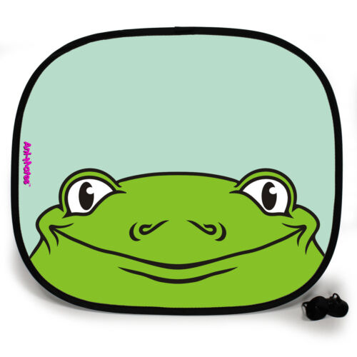 2x Car Side Window Personalised Mesh Sun Shades Visor Sunshade UV Gift Baby Kids - Picture 23 of 80