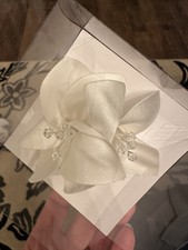David’s Braut Elfenbein Haarblumen mit Kristallen. unbenutzt
