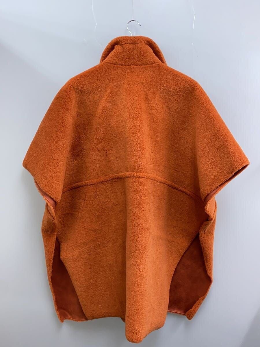 【Ameri】REVERSIBLE BOA PONCHO COAT Wool Blend Cape Men Shawl Jacket Lapel Sleeve Cloak Parka