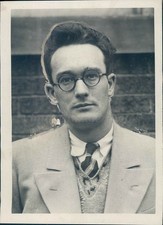 1928 Photo William Lewis Editor Lancaster OH Gazette Rined Jail Money Court