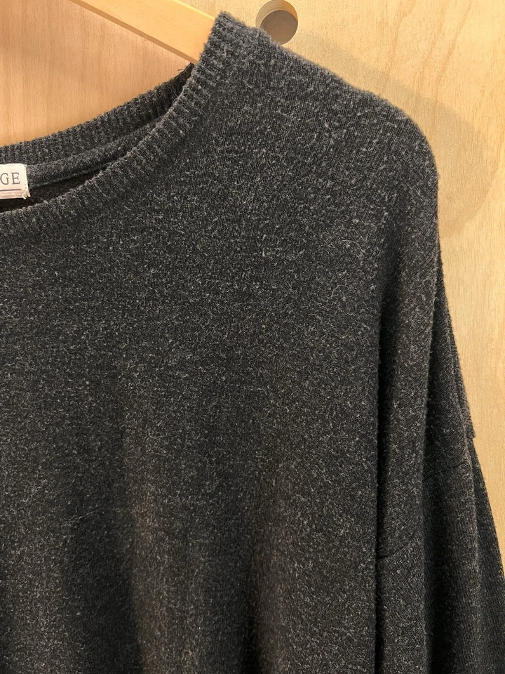 P.J. Salvage Womens Classic Pullover Sweater Size Large Heather Charcoal - Image 2 of 4