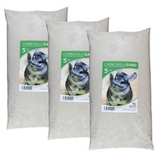 Papillon Chinchilla Badesand - Quarz 0,0 - 0,3 mm - 3x 5 kg Chinchillasand Sand