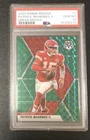 2020 Mosaic Patrick Mahomes II #1 Green Mosaic Prizm Chiefs PSA 10