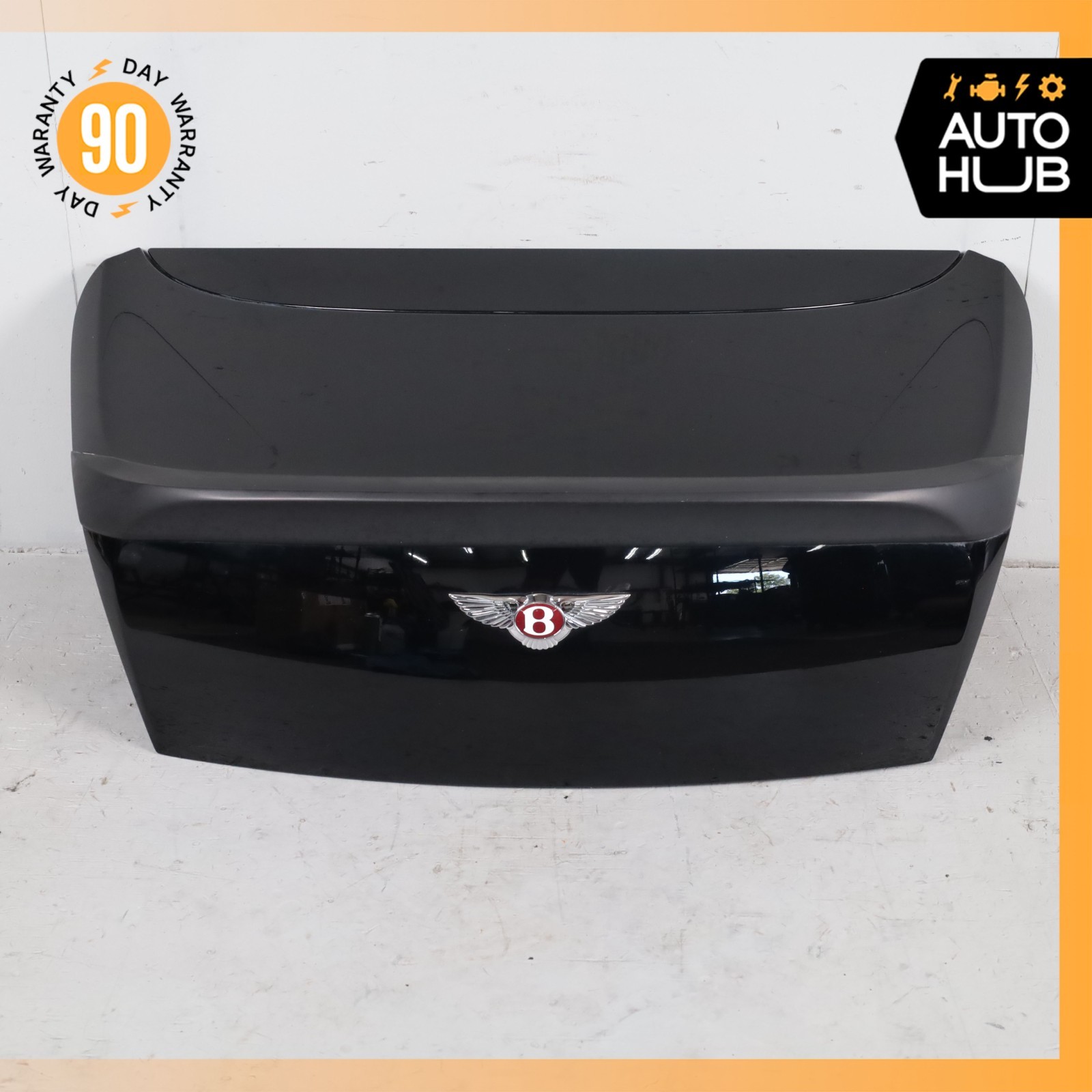 12-14 Bentley Continental GT Coupe Trunk Lid Panel Assembly w/ Spoiler OEM 73k
