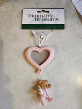 Baby's First Christmas Ornament Photo Holder No Year Specific SHOPKO STORES 2003