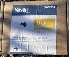 Style Selections Mitchell 1-3/16 In Knobs Number 5977708