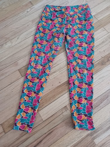 LuLaRoe Women's Leggings One Size Multicolor Elastic Waist