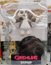 Noble Collection - Gremlins - Gizmo Bendyfigs Figure w/Trumpet & Stand - Sealed