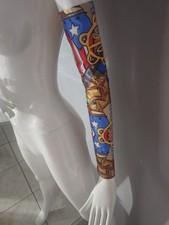 Patriotic Multicolor Reusable Tattoo Sleeve Temporary Arm Cover, 1 Sleeve