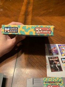 Cobra Command NES CIB box is very nice.