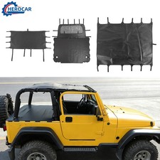 For Jeep Wrangler Tj Roof Bikini Trunk Isolation Cover Guard Shield Panel Kit