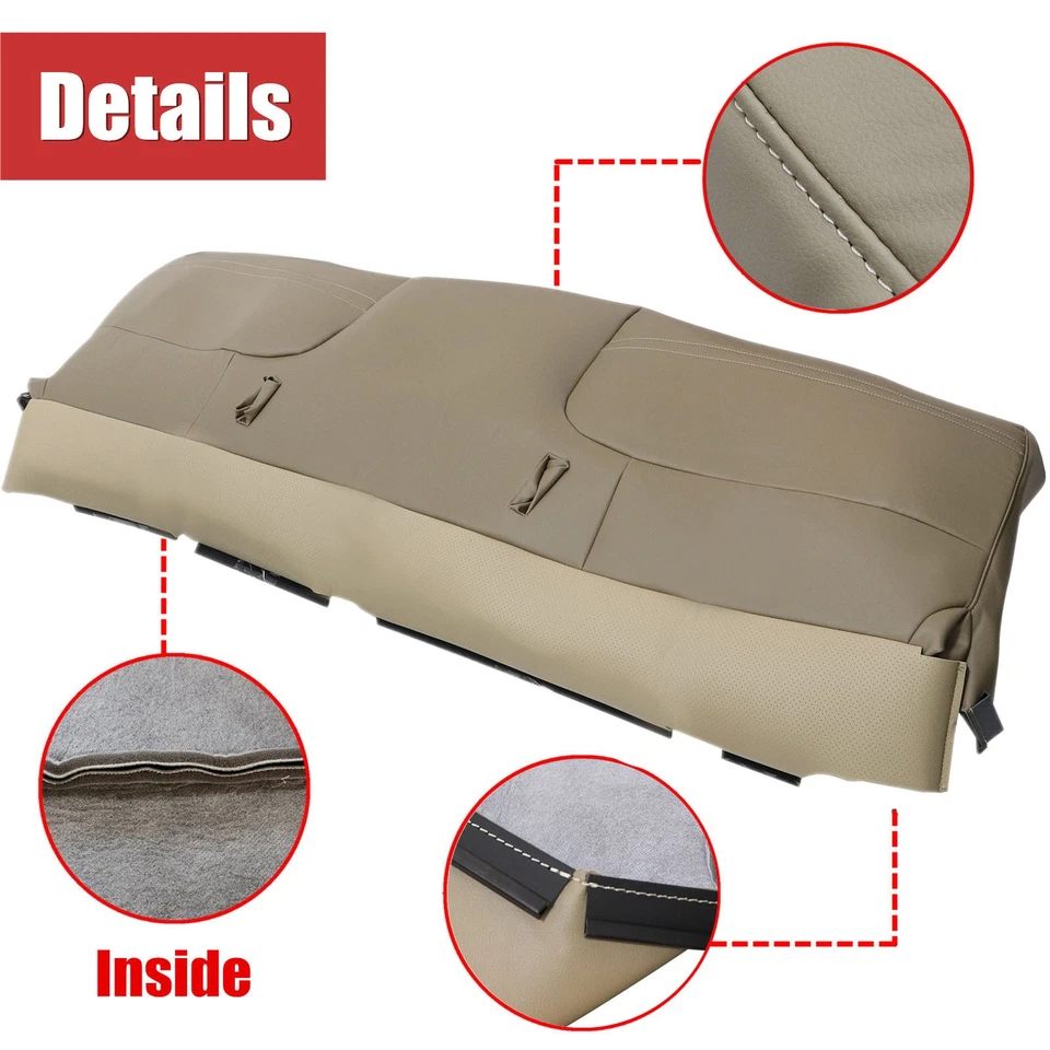 For Ford F250 F350 F450 F550 Super Duty 2003-2007 Bench Bottom & Top Cover Tan - Image 4 of 4