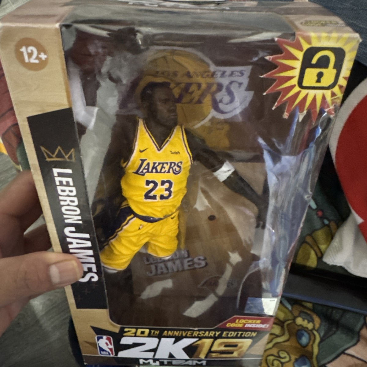 Lebron James Lakers McFarlane Figure 2K19 20th Anniversary Edition