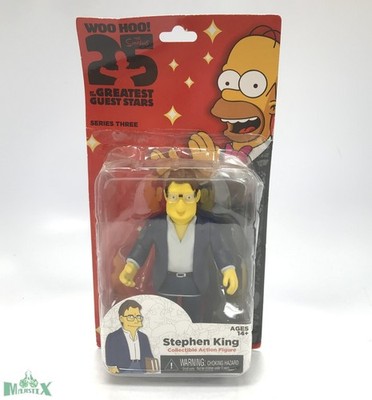 NECA 2014 Simpsons 25 Greatest Guest Stars Series 3 Stephen King figure NEW!