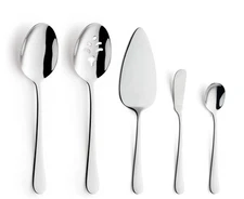 Amefa Austin 5pc Serving Set, 18/0 Stainless Steel,Serving Utensils & Sets