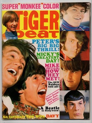 Tiger Beat November 1967 komplett