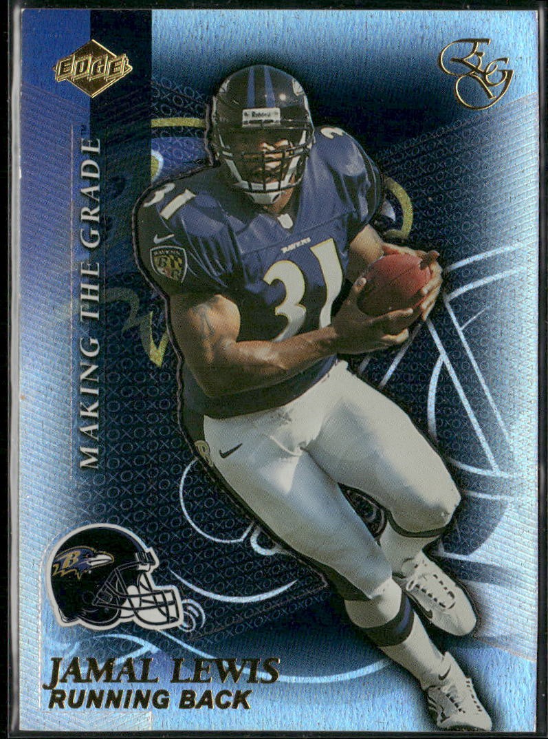 Jamal Lewis Collectors Edge Graded Making the Grade #M25 Base