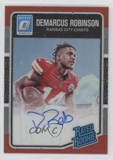 2016 Donruss Optic Rated Rookie Red Signatures 22/50 Demarcus Robinson Auto 0m0