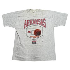 Vintage Arkansas Razorbacks Basketball Tee