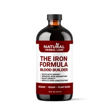 The IRON Formula by Natural Herbal Labs (NHL) – Organic Energy Booster, 16 oz