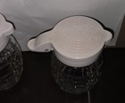 LOT (2) PINEAPPLE /GRENADE SYRUP OR SUGAR DISPENSER W/ LID AND SPOUT VERY COOL!! — photo 3